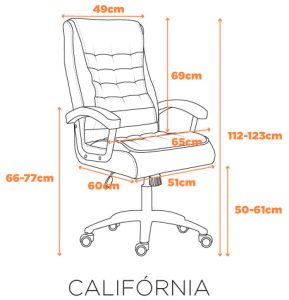 Cadeira Califórnia medidas 002